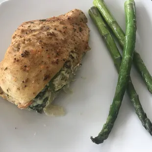 Stuffed Chicken Breast and Asparagus