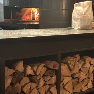 Inside restaurant