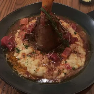 Moroccans lamb shank with Risotto