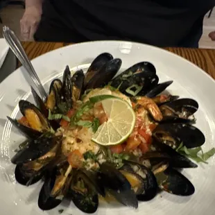 Mussels Diablo Pasta