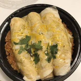 The Chicken Enchilada Suizas has I simply can not say enough about this awesome dish!