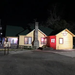 From the other parking area.