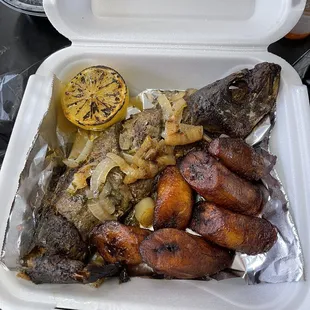 Mackeral Fish Thomson and Plantain