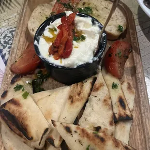 Whipped burrata