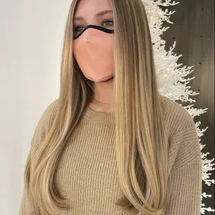 Natural Blonde Balayage by Lindsey