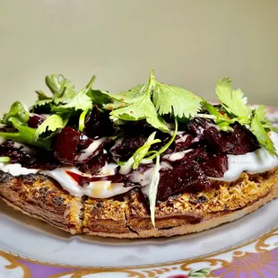 Grilled Fermented Cabbage