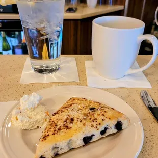 Blueberry Scone and Orange Marmalade Butter