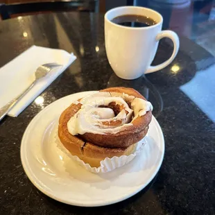Cinnamon roll from the bakery