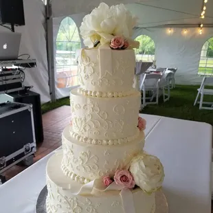 Weddings are our specialty and we will work with you every step of the way to create the custom cake you desire!