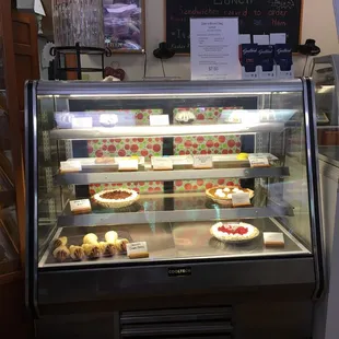 a display of pastries