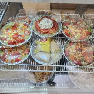 Healthy and Hearty Grab and go for working folks.  Get in get out.