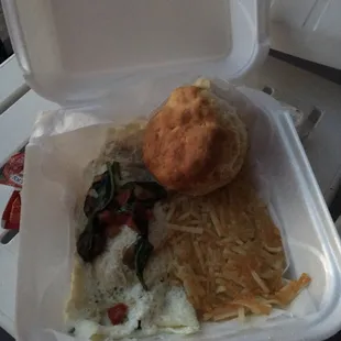 Three Egg Spinach Omelette