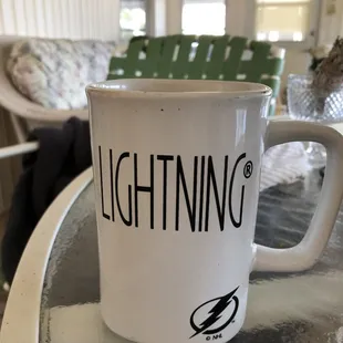 My favorite coffee mug!! Yay Tampa Bay Lightening Stanley Cup Champions 2020