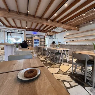 Beautiful interior, sourdough based pastries - I got chocolate chip cookie