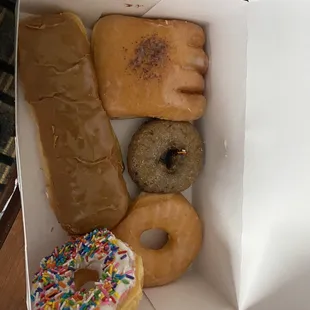 Various donuts. All were delicious, but my favorite was the bear claw.