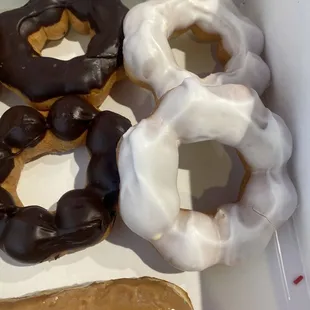 a variety of donuts