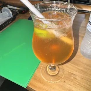 Strawberry liqueur flavored drink