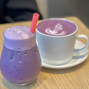 Ellie Bird Latte (Ube Latte)