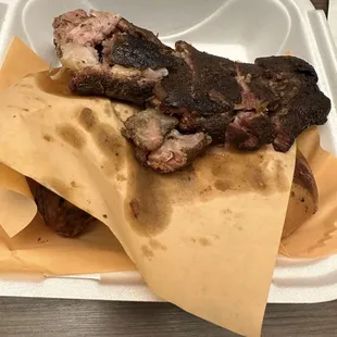 Ribs and chicken