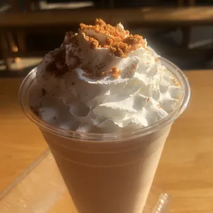 a chocolate milkshake