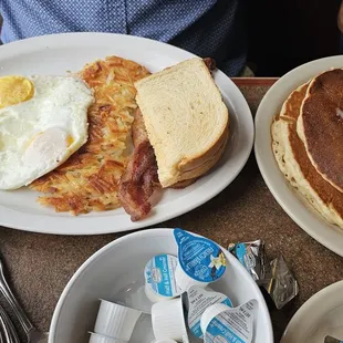 B52 breakfast with GIGANTIC pancakes!