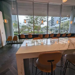 Plenty of indoor and outdoor seating