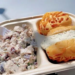 Yummy chicken salad, palm turkey &amp; tuna sandwiches!