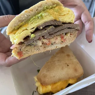 Steak & Egg Breakfast Sandwich