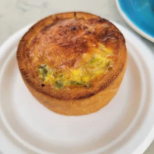 Breakfast quiche (chile relleno)