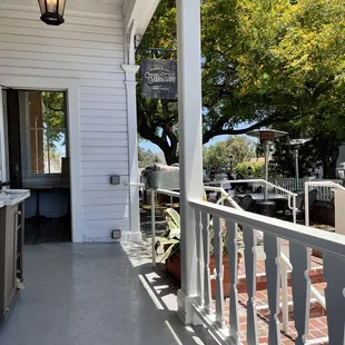 Ample outdoor seating