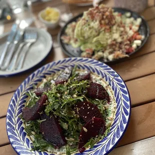 Beer Salad with The Wedge salad in the background