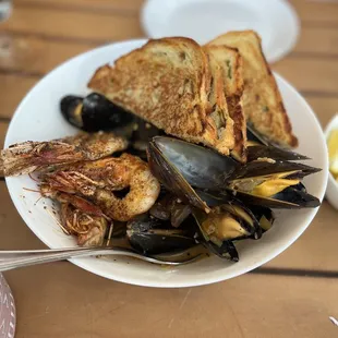 oysters and mussels