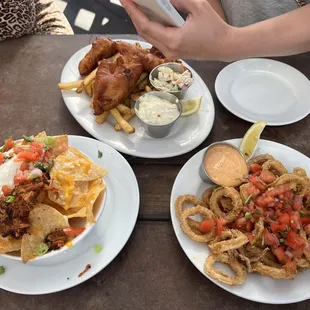 fish and chips, food