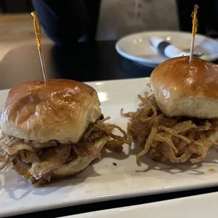 Duck sliders were excellent!