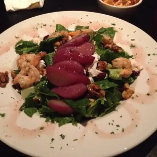 Poached Pear Salad