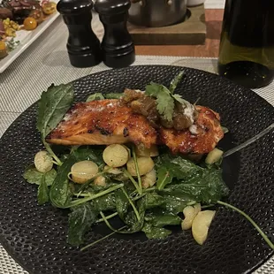 Jack Daniels &amp; Chipotle Glazed Salmon