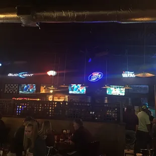 The bar area. Pretty busy this evening.