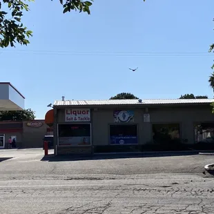 the front of a store