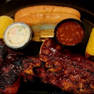 COMBO, CHICKEN AND RIBS
