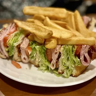 House club - it's HUGE. THIS IN ONE HALF of the dish