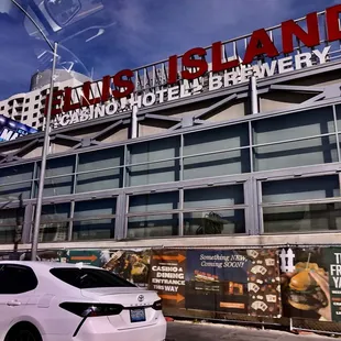 Outdoor view of expanded beer garden