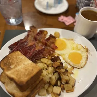Eggs and bacon