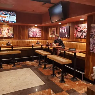 karaoke lounge close to empty early Sunday evening