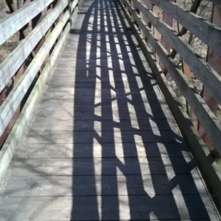 bridge to help cross the creek