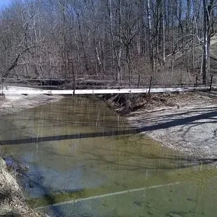 The west fork of White Lick Creek runs through the park