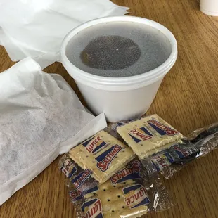 My meal...  yum