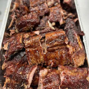Smoked baby back ribs