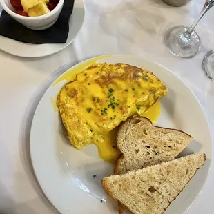 Crab Oscar Omelette