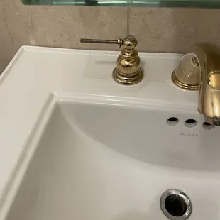 Broken bathroom fixture