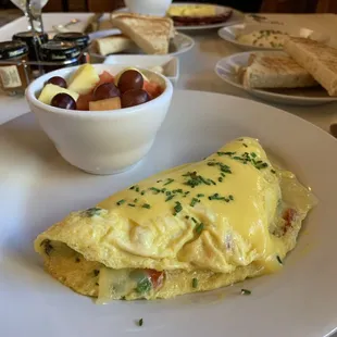 Crab Oscar Omelette
